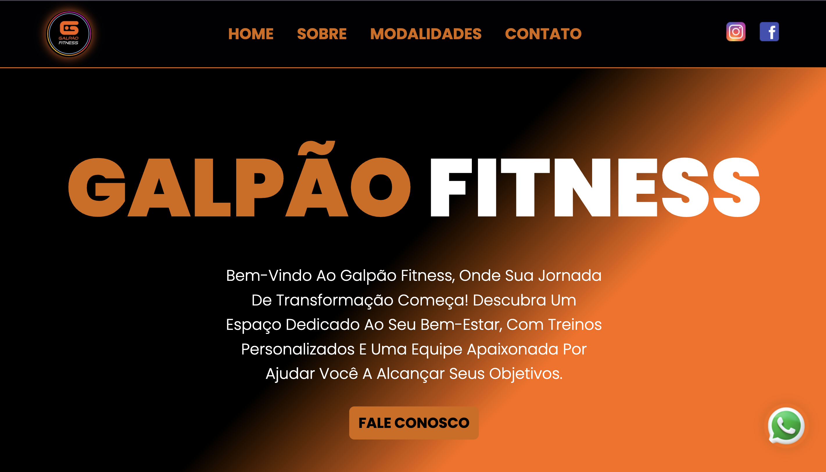 Projeto Galpão Fitnes